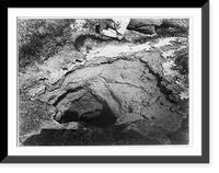 Historic Framed Print, Hot Spring, Ruby Valley, Nevada.T. H. O'Sullivan, phot. - 2,  17-7/8" x 21-7/8"