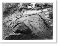 Historic Framed Print, Hot Spring, Ruby Valley, Nevada.T. H. O'Sullivan, phot. - 2,  17-7/8" x 21-7/8"