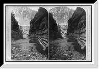 Historic Framed Print, View down the canon,  17-7/8" x 21-7/8"