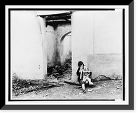 Historic Framed Print, [Children in war],  17-7/8" x 21-7/8"