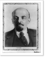 Historic Framed Print, Vladimir Il'ich Lenin, 1870-1924,  17-7/8" x 21-7/8"