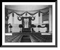 Historic Framed Print, [Stage of Mendelsohn Hall, New York City],  17-7/8" x 21-7/8"