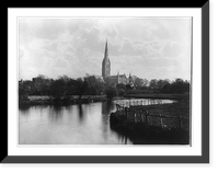 Historic Framed Print, Salisbury Cathedral, Salisbury [Wiltshire, England],  17-7/8" x 21-7/8"