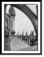 Vintage Building Photo - Looking eastward over the apse rail past