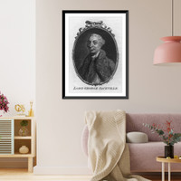 Historic Framed Print, First Viscount George Sackville Germain,  17-7/8" x 21-7/8"