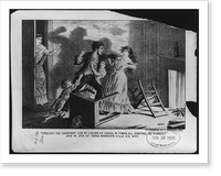 Illustration of the dangers of alcoholic beverages: Through the constant use of liquor he. kills his wife, pl. 7, Historic Print