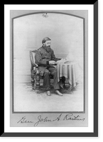 Vintage Portrait - John Aaron Rawlins, full length, seated, 1831