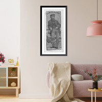 Capt. George F. Frescott, full lgth., standing, facing right, in prison at Fort Warren, Boston, Mass, Vintage Wall Art