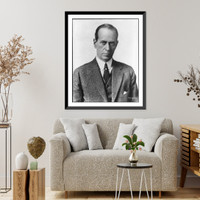 Historic Framed Print, [Joseph Medill McCormick, 1877-1925, head and shoulders, facing slightly right],  17-7/8" x 21-7/8"