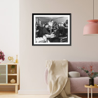 Historic Framed Print, South East London shelter,  17-7/8" x 21-7/8"