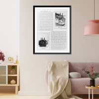 2 illus. of gunboats 1. ST. LOUIS viewed from astern; 2. LOUISVILLE, Historic Print