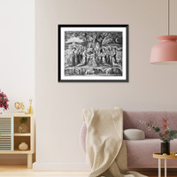 Historic Framed Print, Thus did Job continually,  17-7/8" x 21-7/8"