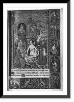 Historic Framed Print, [Composite of scene of Virgin Mary bathing],  17-7/8" x 21-7/8"