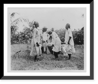 Rural dance, outdoors, Haiti - 3, Vintage Poster