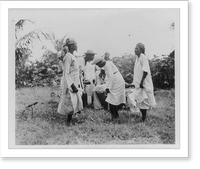 Rural dance, outdoors, Haiti - 3, Vintage Poster