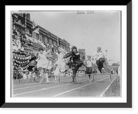 Vintage Photo Print - Washington, DC - Women competing in low hurdle
