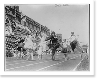 Vintage Photo Print - Washington, DC - Women competing in low hurdle