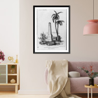 Russwurm's Monument, near Cape Palmas, Liberia, Antique Poster