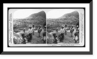 Picturesque St. Vincent, just outside the destroyed section - eight miles from La Souffriere's Crater, Windward Islands, British West Indies, Antique Print