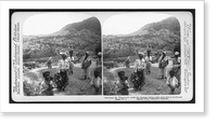 Picturesque St. Vincent, just outside the destroyed section - eight miles from La Souffriere's Crater, Windward Islands, British West Indies, Antique Print