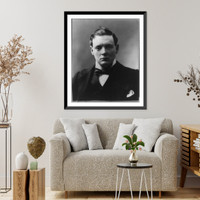 Historic Framed Print, Sir Winston Leonard Spencer Churchill, 1874-1965 - 3,  17-7/8" x 21-7/8"