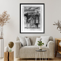 Luftschiffahrt, Antique Print