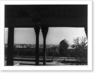 Isfahan, Iran: Lutfullah Mosque from Ali Qapu, Vintage Print