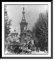 Historic Framed Print, Guatemala: Iglesia de N.S. de Las Angustias, Guatemala City,  17-7/8" x 21-7/8"