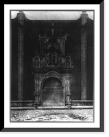 Colegio de San Ignacio (Las Vizcainas), bult in the 18th c., Mexico City, Mexico Classic, Vintage Print