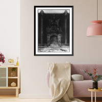 Colegio de San Ignacio (Las Vizcainas), bult in the 18th c., Mexico City, Mexico Classic, Vintage Print