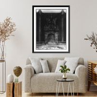 Colegio de San Ignacio (Las Vizcainas), bult in the 18th c., Mexico City, Mexico Classic, Vintage Print