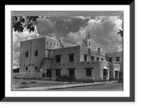 New Mexico. Las Cruces, 1942. City Hall, Antique Print