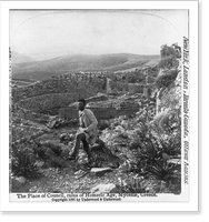 The place of council, ruins of Homeric Age, Mycenae, Greece, Historic Print