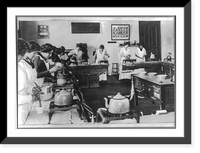 Home economics classes: Cooking School in State Normal College, Natchitoches, La. Classic, Vintage Wall Art