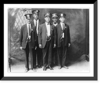 Police Department 5 officers, Ocala, Fla, Historic Print