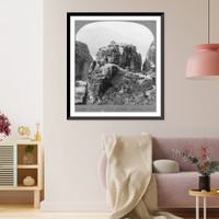 Historic Framed Print, Monastery of St. Barlaam, Meteora, Greece,  17-7/8" x 21-7/8" Historic Framed Print, Monastery of St. Barlaam, Meteora, Greece,  17-7/8" x 21-7/8"