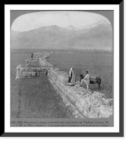 Historic Photo Print - Mantinea's many towered wall and scene of Theban