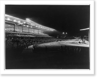 Antique Photo Print - Roosevelt Raceway opens - Antique Wall Decor Print