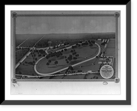 Historic Framed Print, View of the racecourse of the Coney Island Jockey Club situate at Sheepshead Bay Long Island,  17-7/8" x 21-7/8"