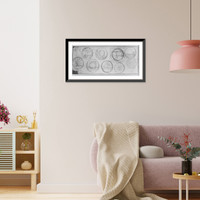 Historic Framed Print, [Sketches for plates to be decorated by Whistler],  17-7/8" x 21-7/8"