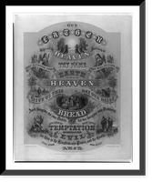 Our father who art in heaven..A. Hoen & Co., engravers. Classic, Historic Print