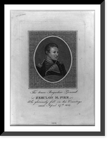 Historic Framed Print, Zebulon Montgomery Pike, 1779-1813,  17-7/8" x 21-7/8"
