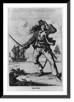 Historic Framed Print, Mary Read,  17-7/8" x 21-7/8"