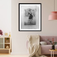 Madlle Celeste. As the wild Arab boy"" Classic, Vintage Wall Art