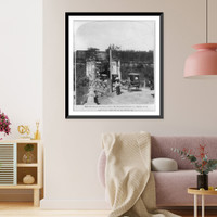 The Santo Domingo Gate, the western entrance to Manila, P.I. Classic, Historic Print