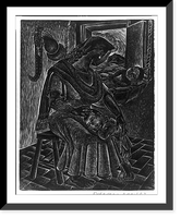 Historic Framed Print, El Hogaro,  17-7/8" x 21-7/8"