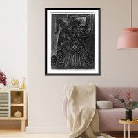 Historic Framed Print, El Hogaro,  17-7/8" x 21-7/8"