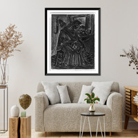 Historic Framed Print, El Hogaro,  17-7/8" x 21-7/8"