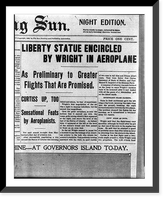 28 pages of clippings from various U.S. and French newspapers concerning aviation activites of Wright Brothers between 1903 and 1909 - 2 Classic, Vintage Wall Art