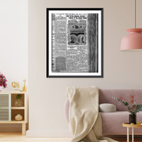 28 pages of clippings from various U.S. and French newspapers concerning aviation activites of Wright Brothers between 1903 and 1909 - 3 Classic, Vintage Print